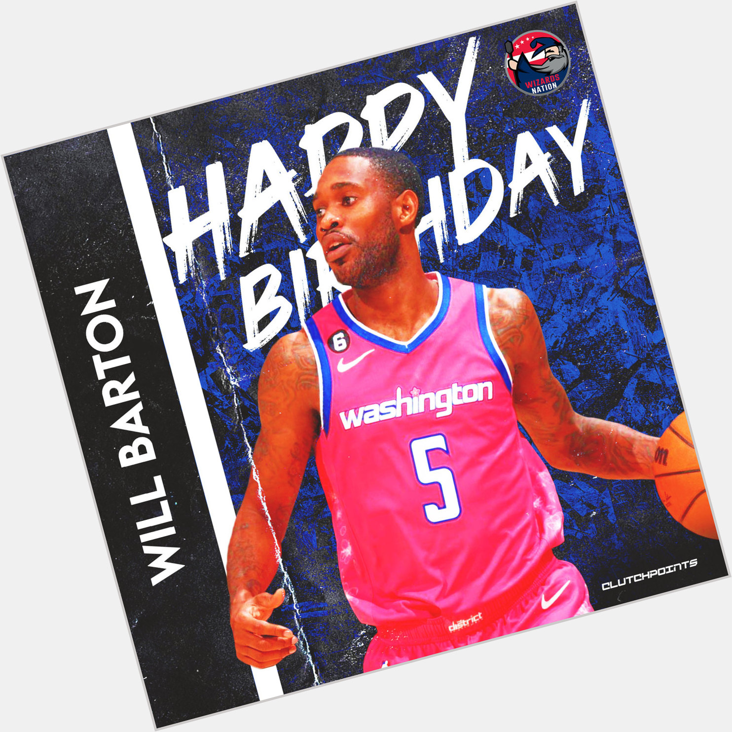 Happy 32nd birthday Will Barton! 