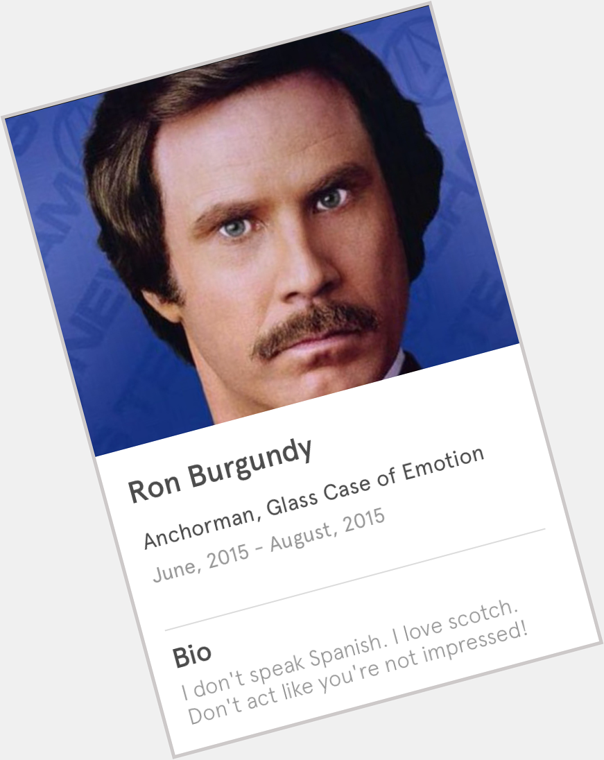 It\s kind of a big deal. Ron Burgundy has just signed up to Jobbio. 

Happy Birthday Will Ferrell! 