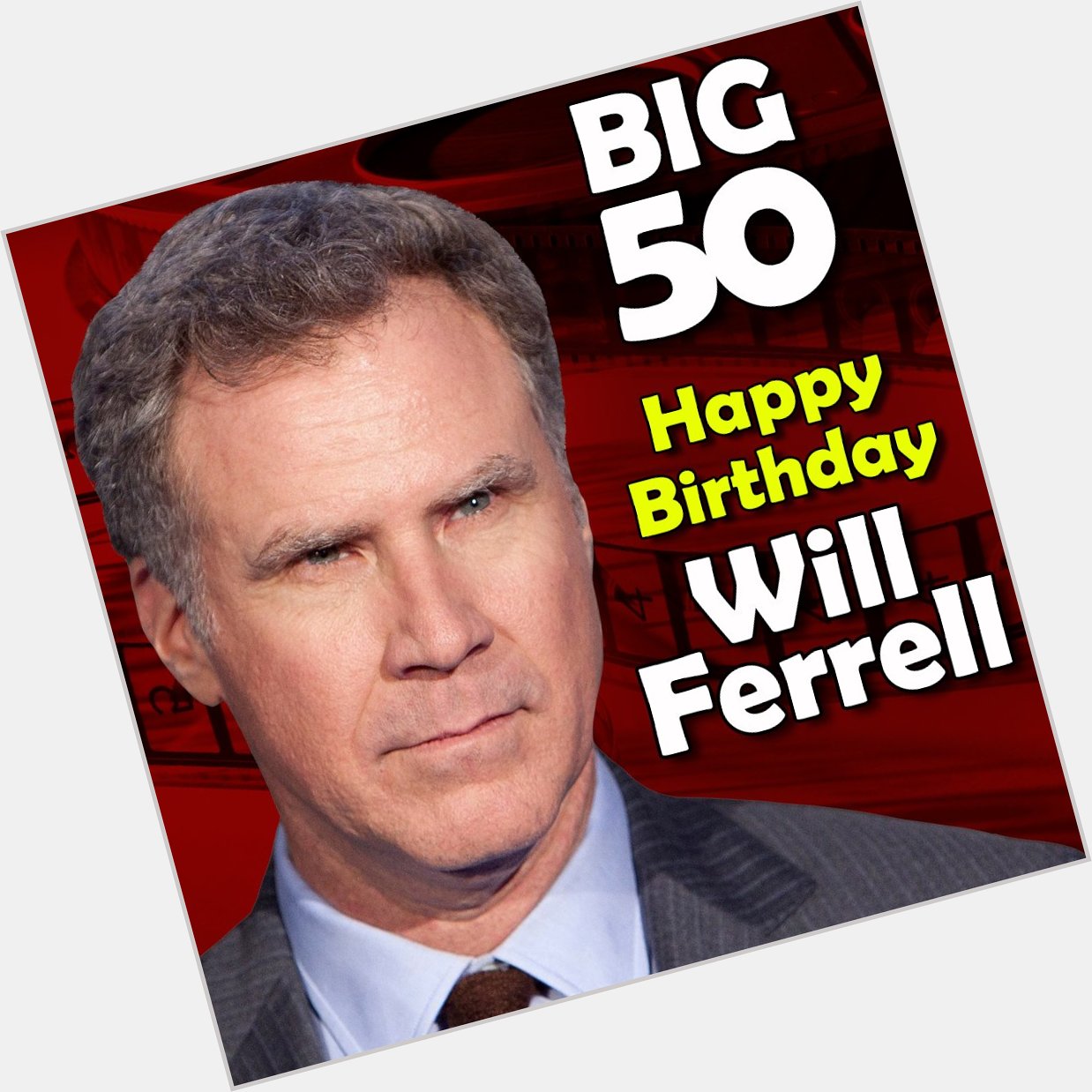 Happy 50th birthday to the hilarious Will Ferrell ! 