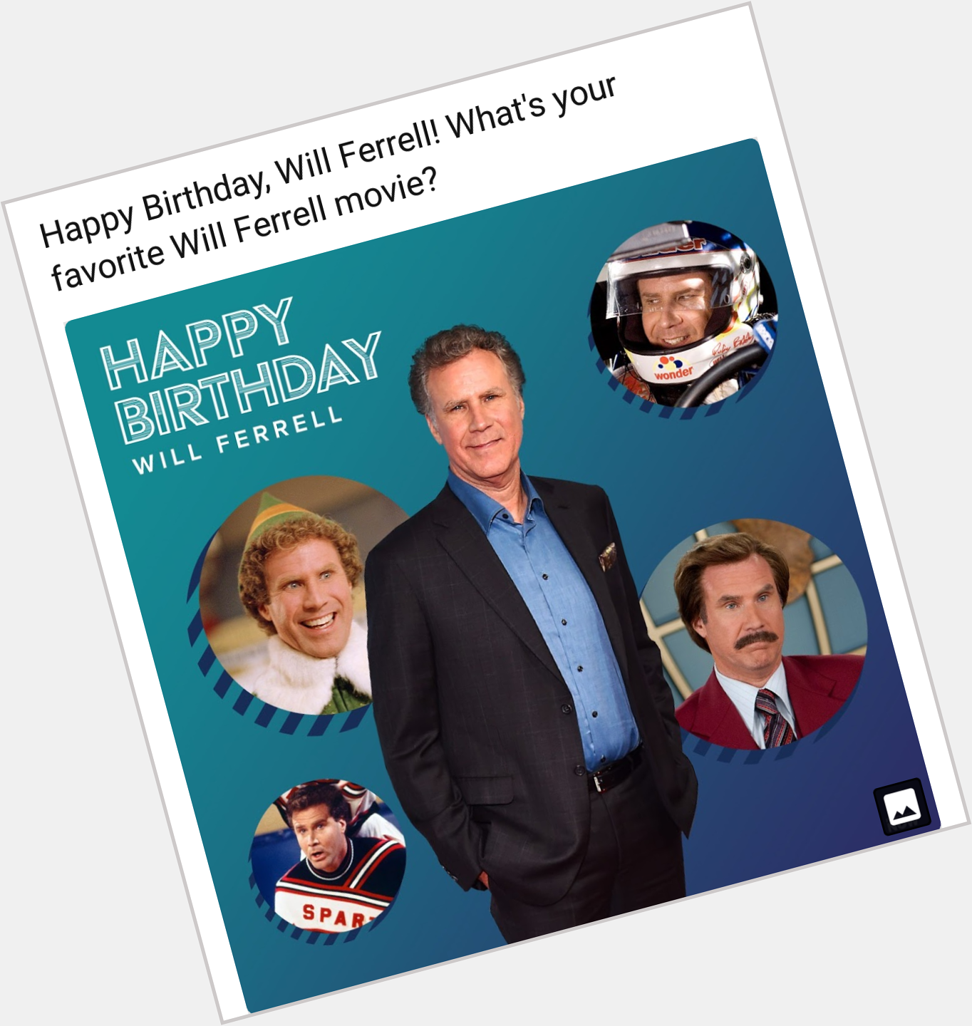 Happy birthday Ferrell 