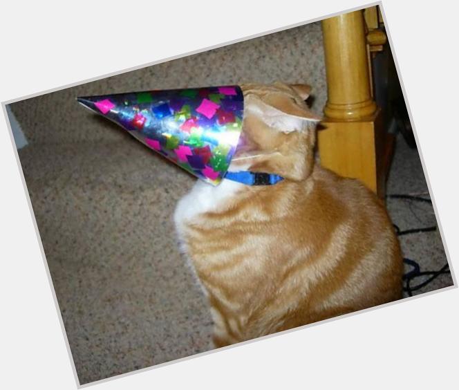Happy Birthday to our Sports Director Even the cat is joining the celebration! 