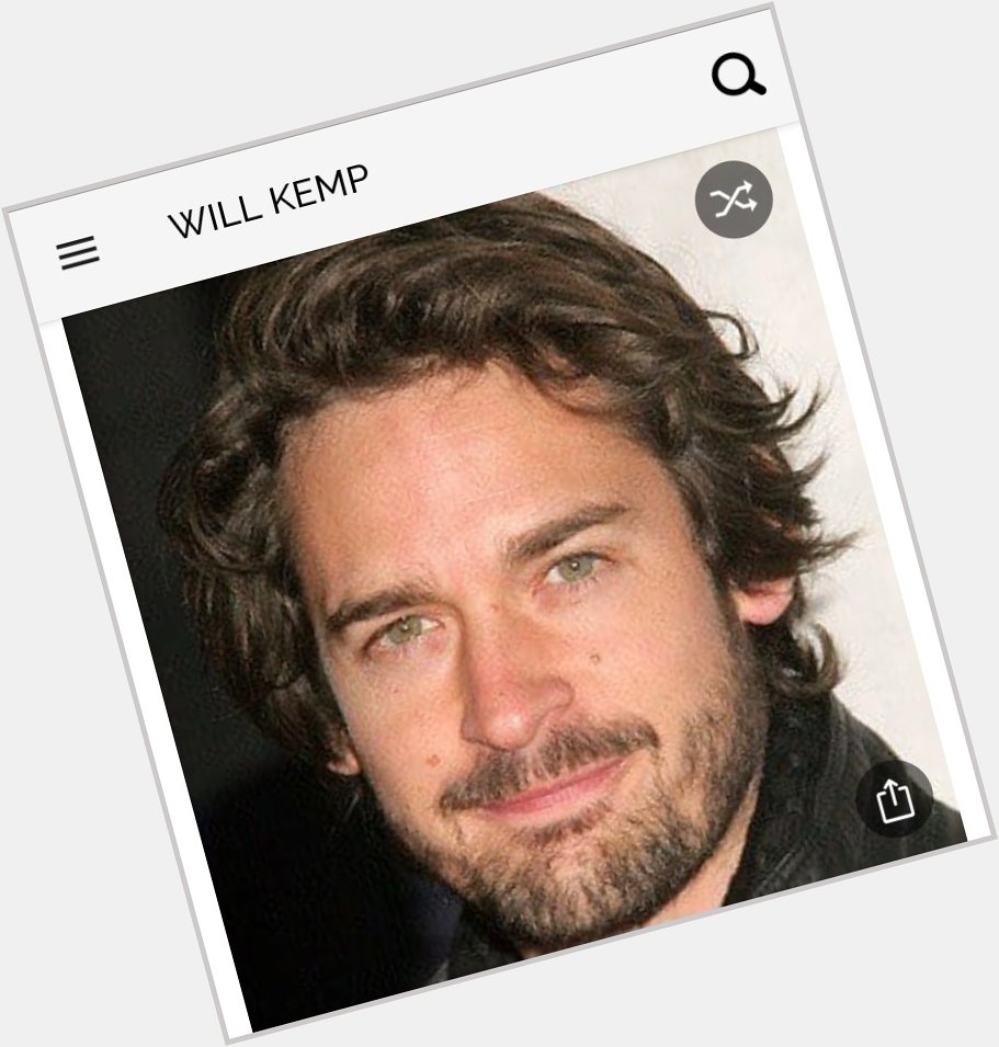 Happy birthday to this great actor.  Happy birthday to Will Kemp 