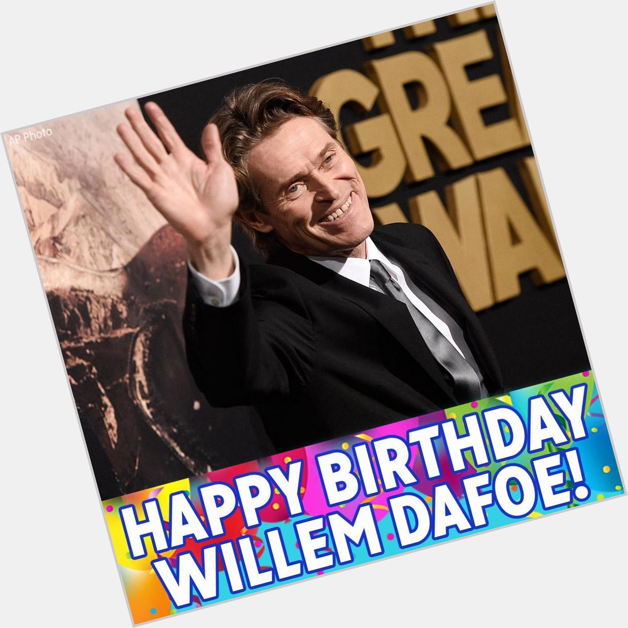Happy Birthday to \"Platoon\" star Willem Dafoe! 