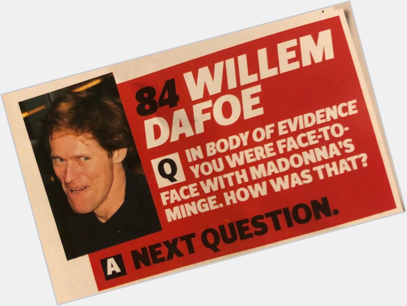 Happy birthday Willem Dafoe 