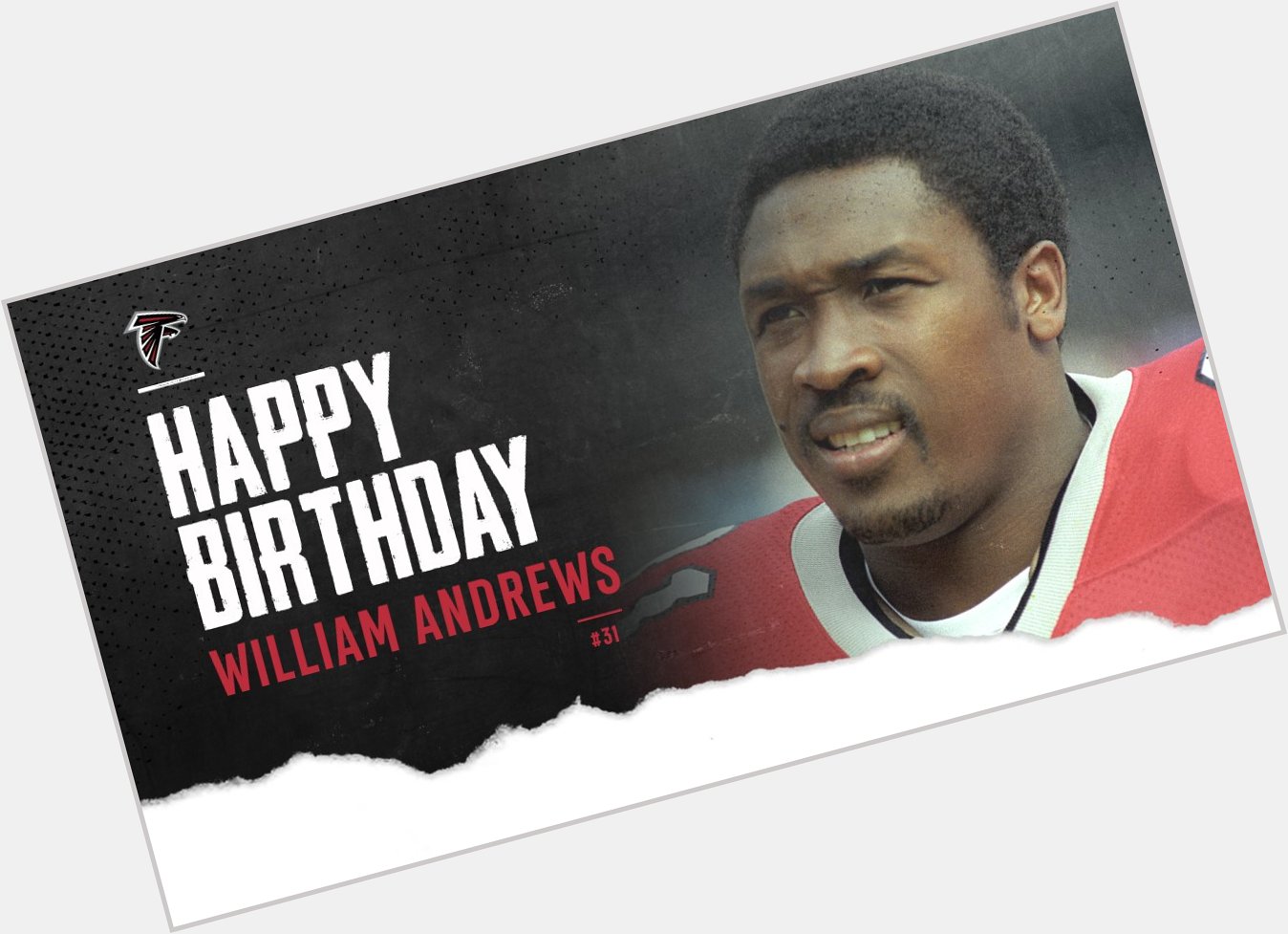 Happy birthday to Falcons legend William Andrews! 