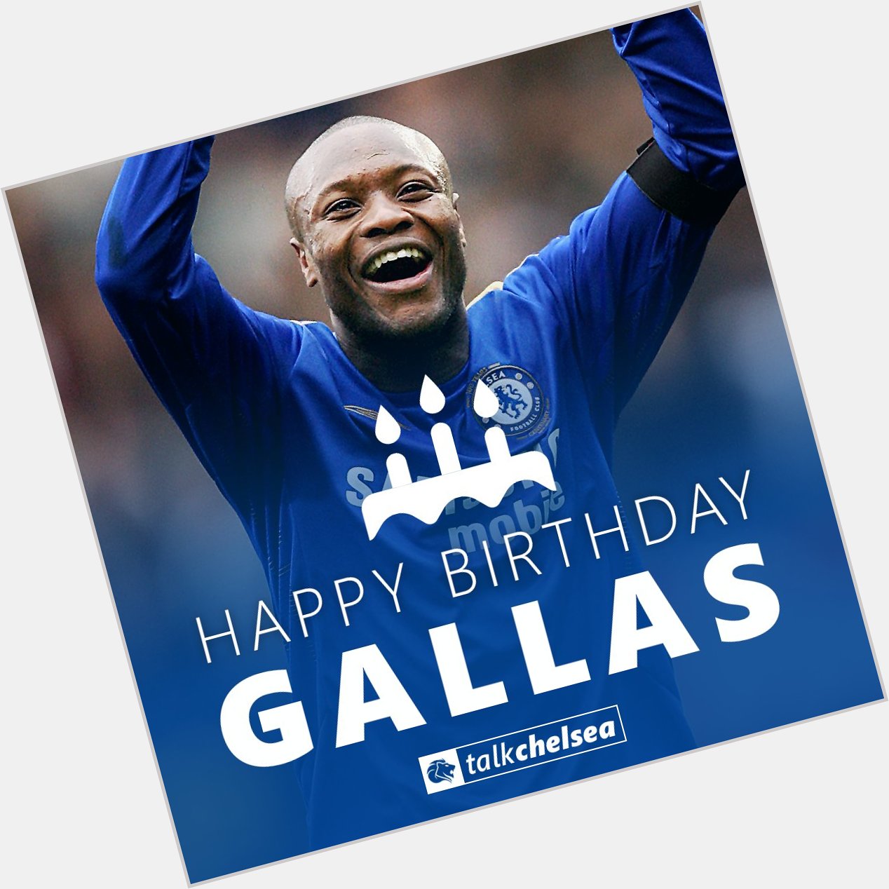 Happy birthday to former blue William Gallas who turns 41 today.  