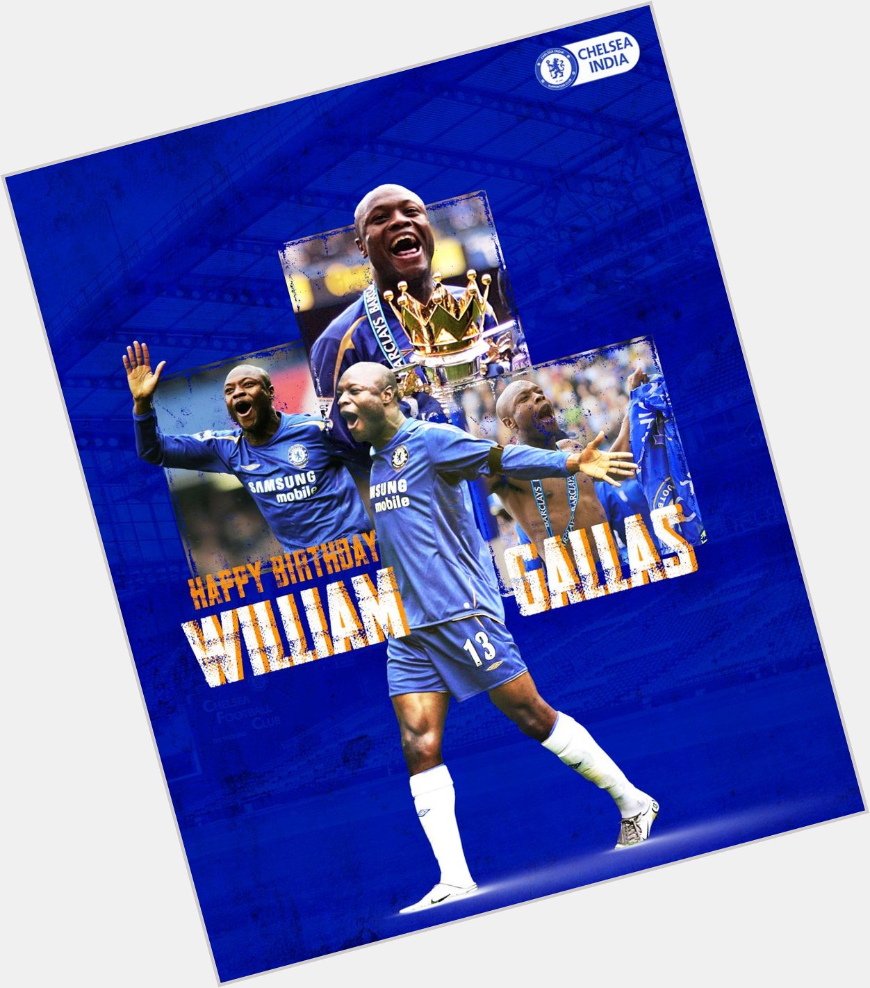 Wishing a very happy birthday to former French defender and winner, William Gallas! 