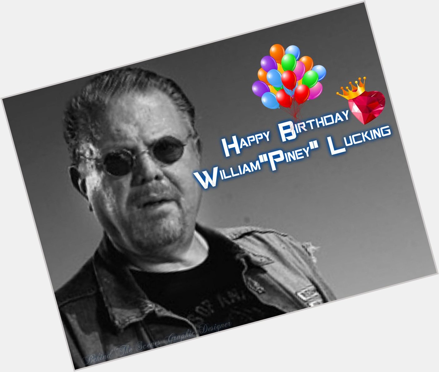 Happy Birthday Mr. William Lucking!!   