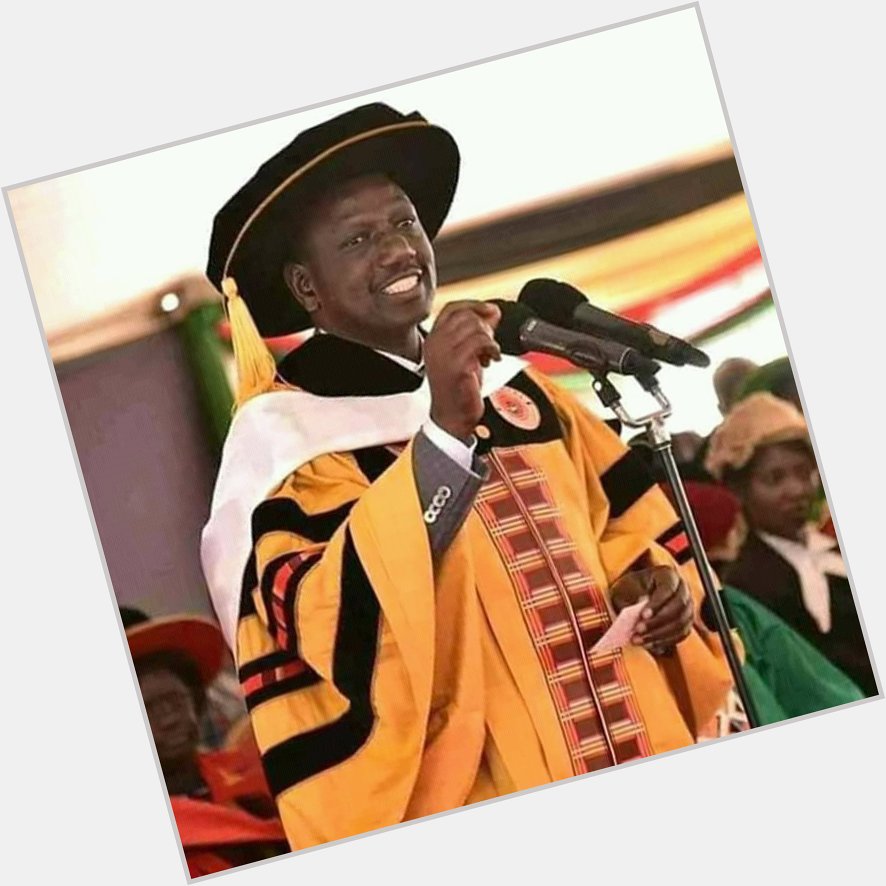 Congratulations, happy birthday and anniversary to Dr. William Ruto 