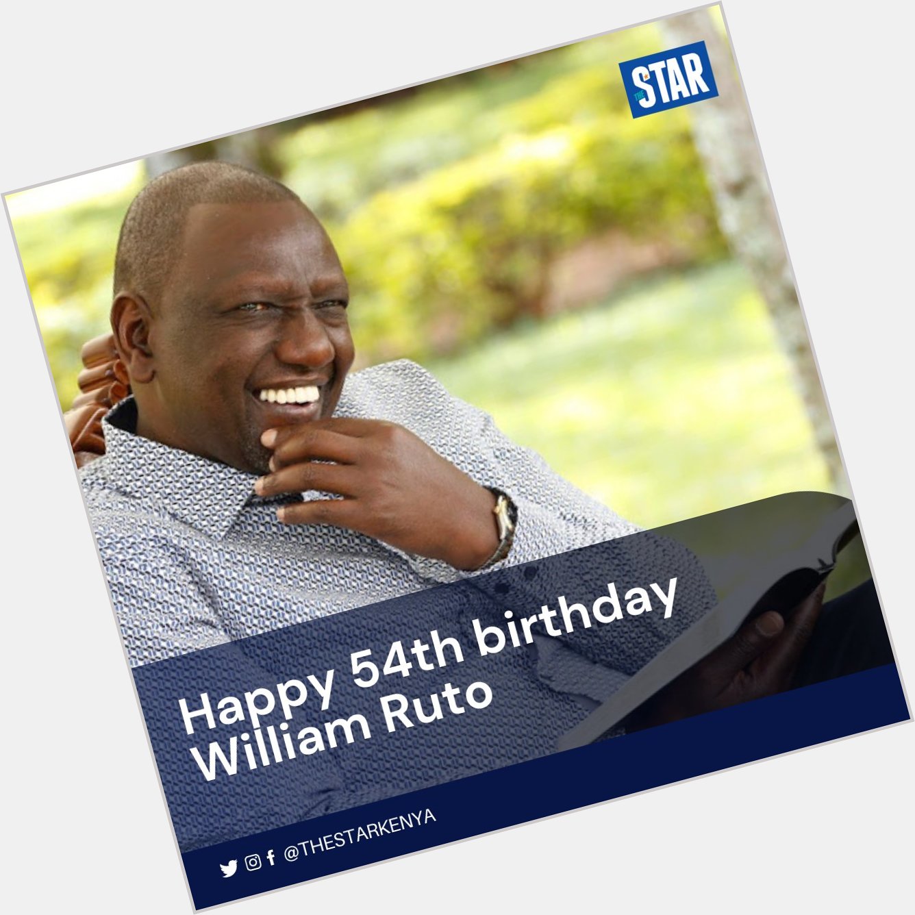 Happy 54th birthday to DP William Ruto 
