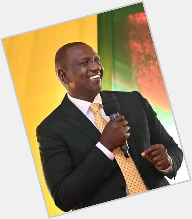 Happy birthday  DP Dr William Ruto, may you live for long to lead this country to economic prosperity  