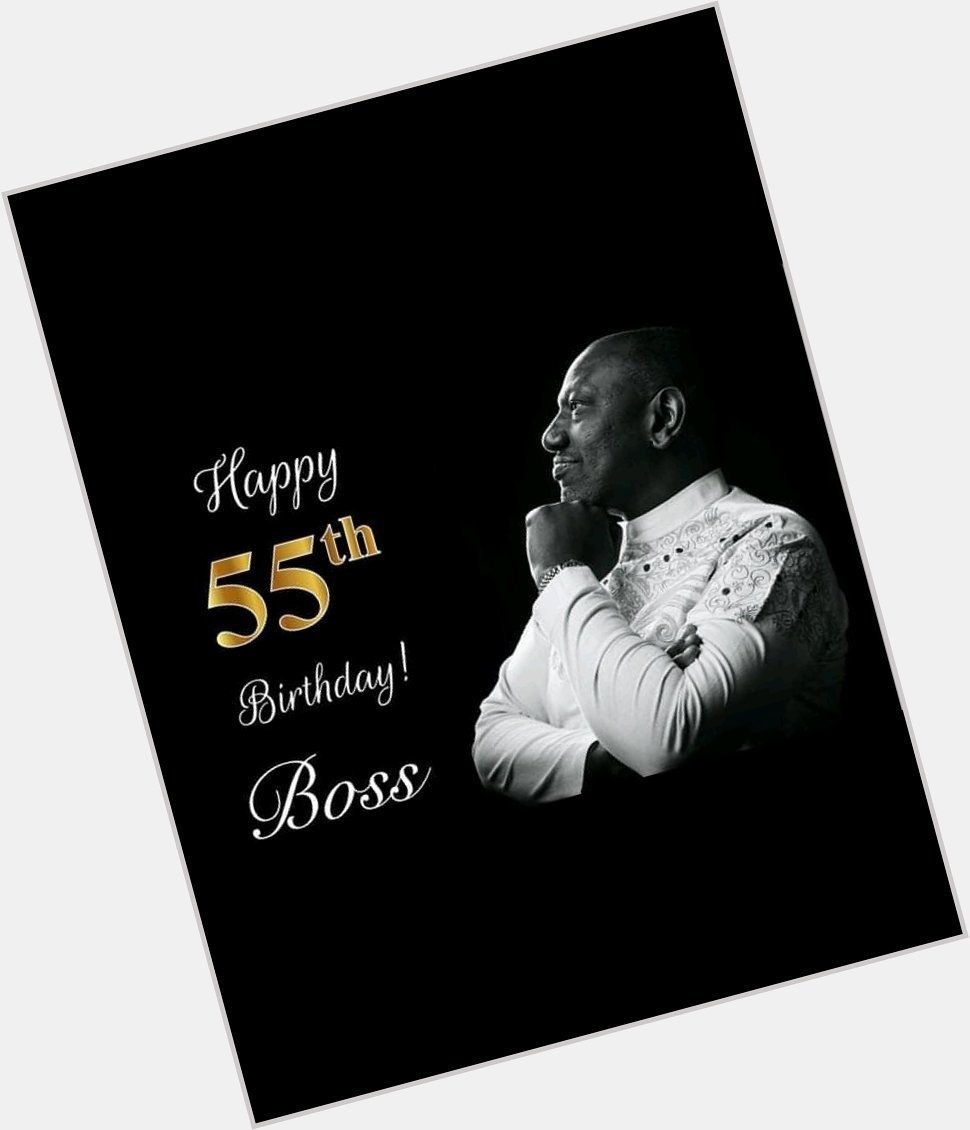 Happy birthday boss the 5th president of Kenya H.E Dp William Ruto. 
