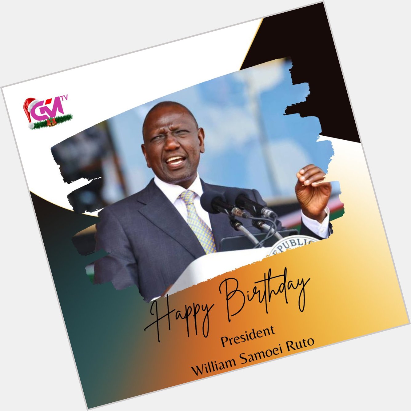 Happy Birthday To the President William Ruto. Have it major. 