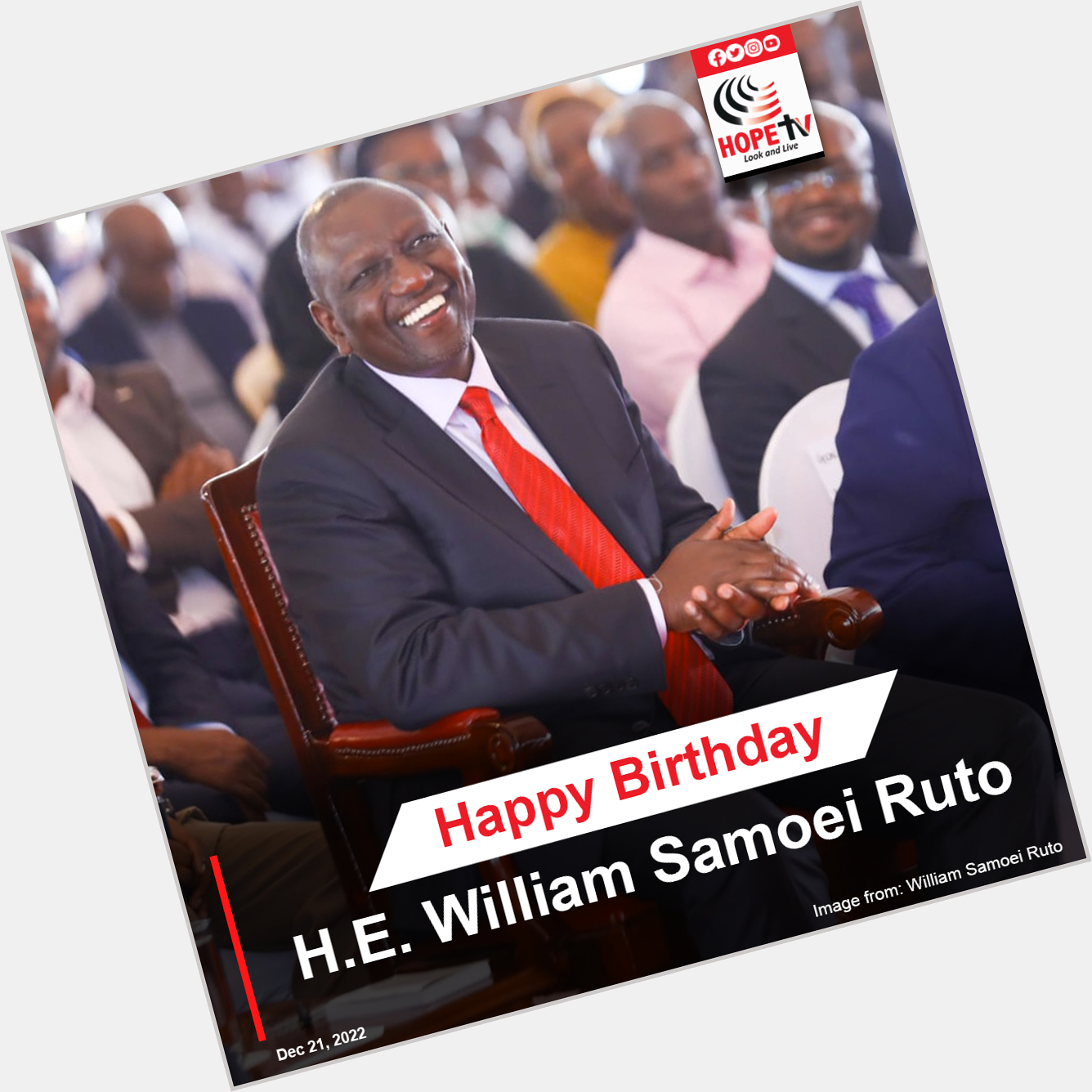 Happy 56th Birthday President Dr. William Ruto 