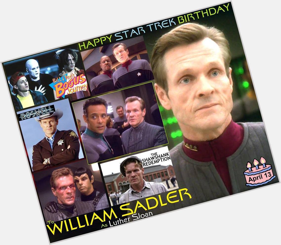 Happy birthday William Sadler, born April 13, 1950.  