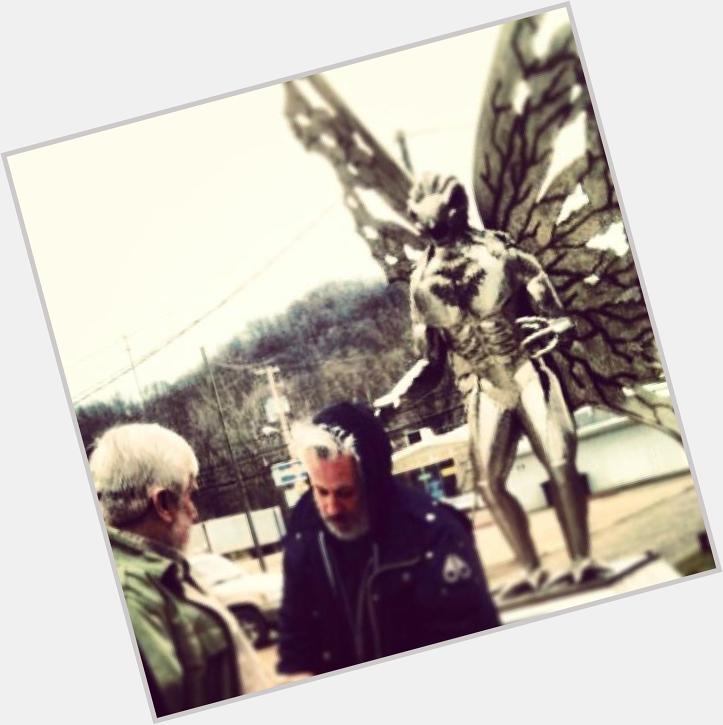 Happy Birthday, Here I\m being shot for \"Weird or What with William Shatner,\" 2013 Mothman episode. 