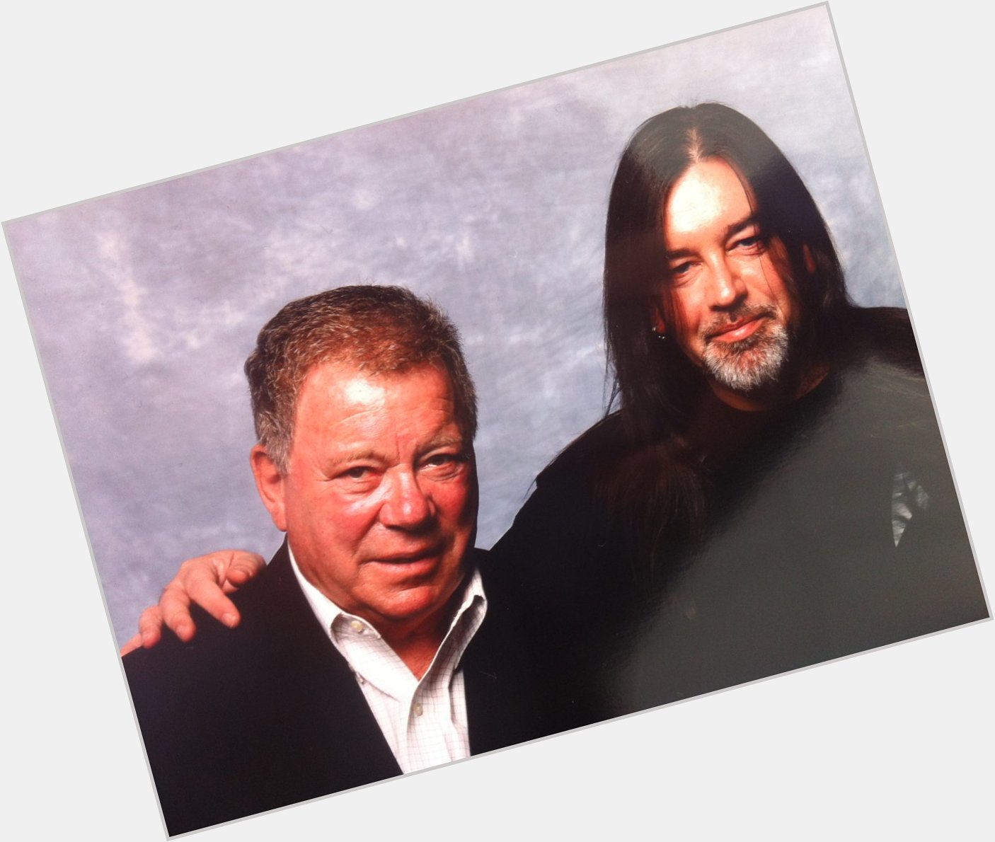 Happy 90th birthday William Shatner! He looks so happy to see me. 