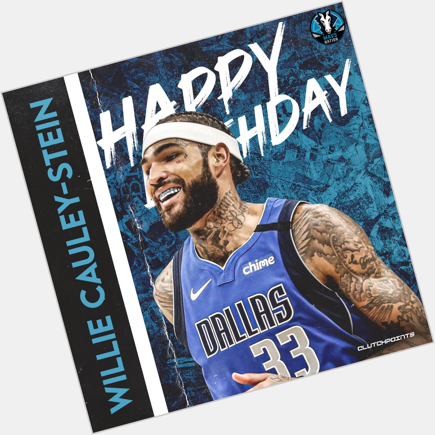 Mavericks Nation, let\s all greet Willie Cauley-Stein a happy 28th birthday!  