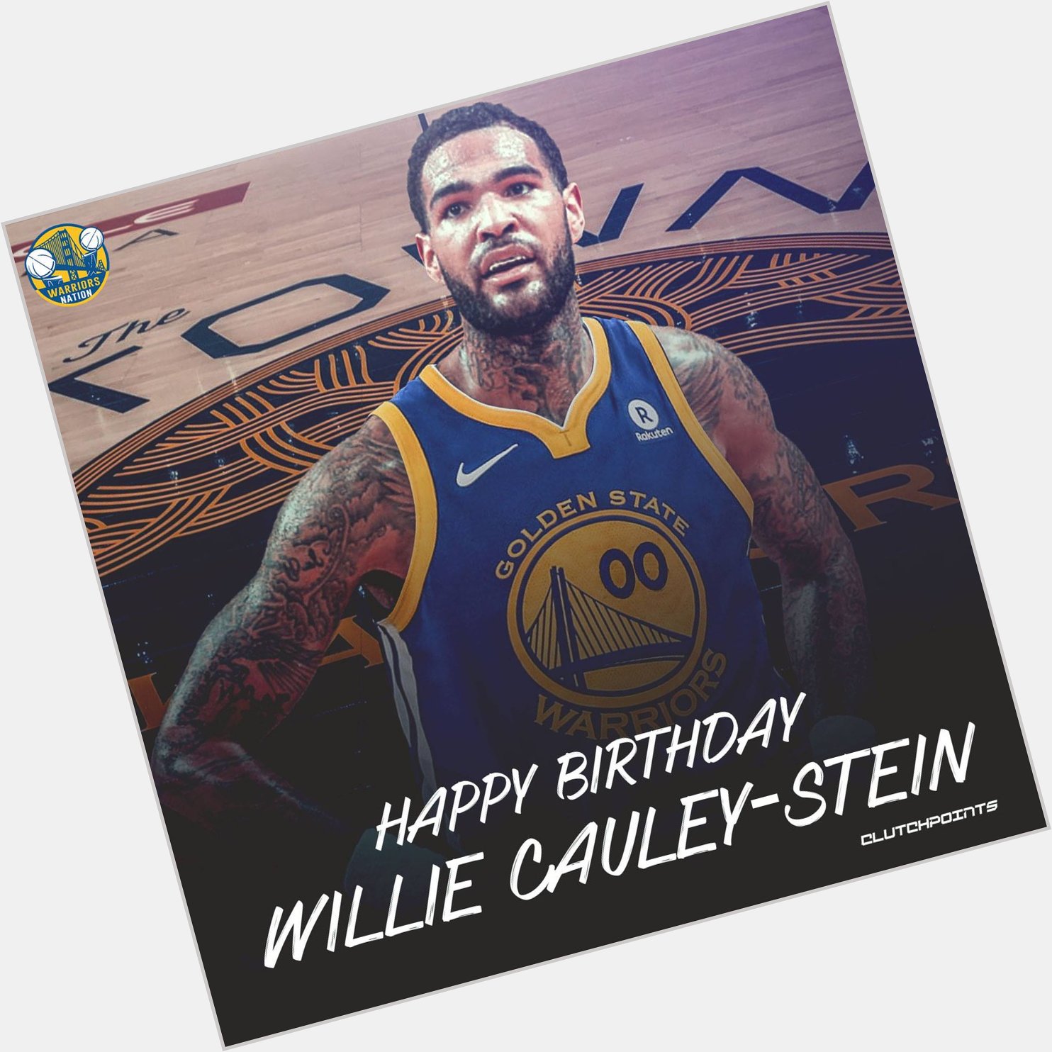 Join Warriors Nation in wishing Willie Cauley-Stein a happy 26th birthday!  