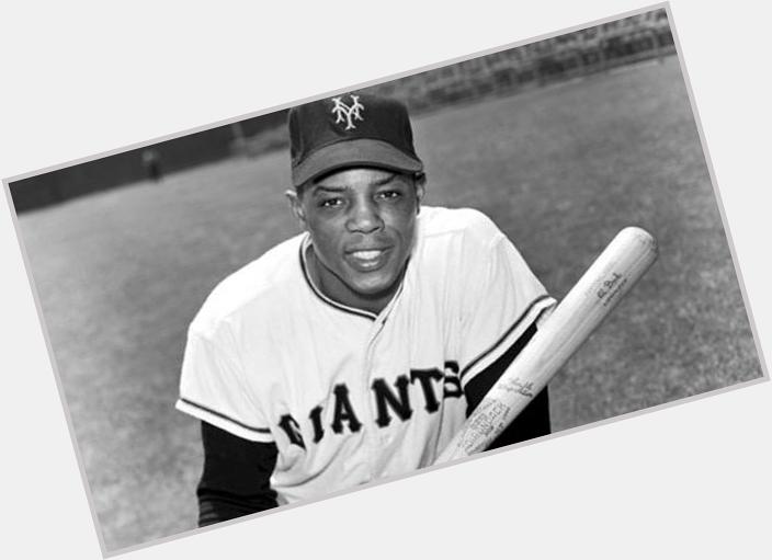 Happy bday the the best baseball player of all time, the Say Hey Kid himself and reason I\m Willie Mays ! 