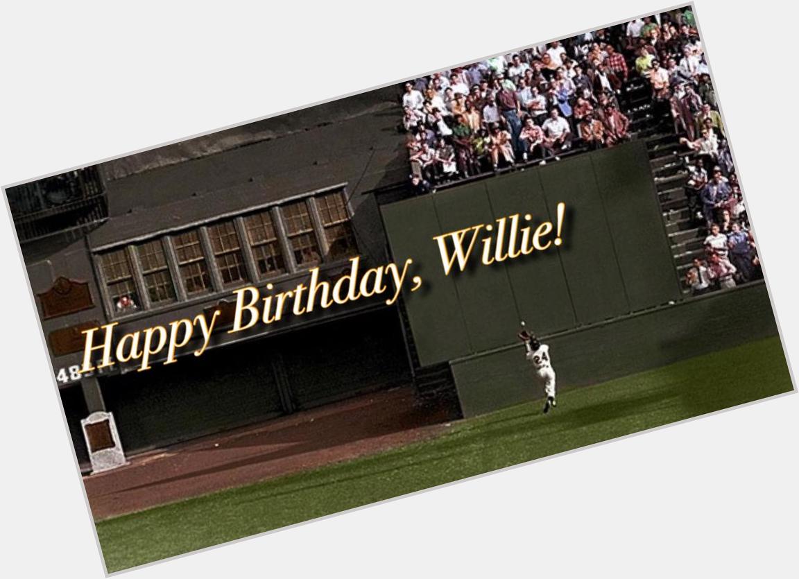 Happy 84th Birthday to \"The Say Hey Kid\", Willie Mays! 