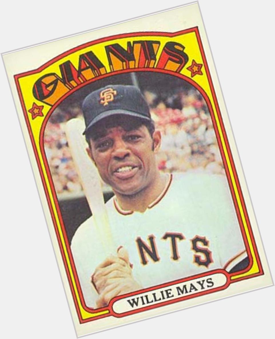 Happy Birthday Willie Mays! 