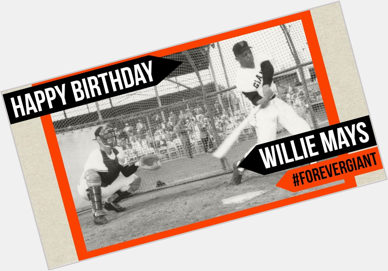 Happy Birthday to Willie Mays!  