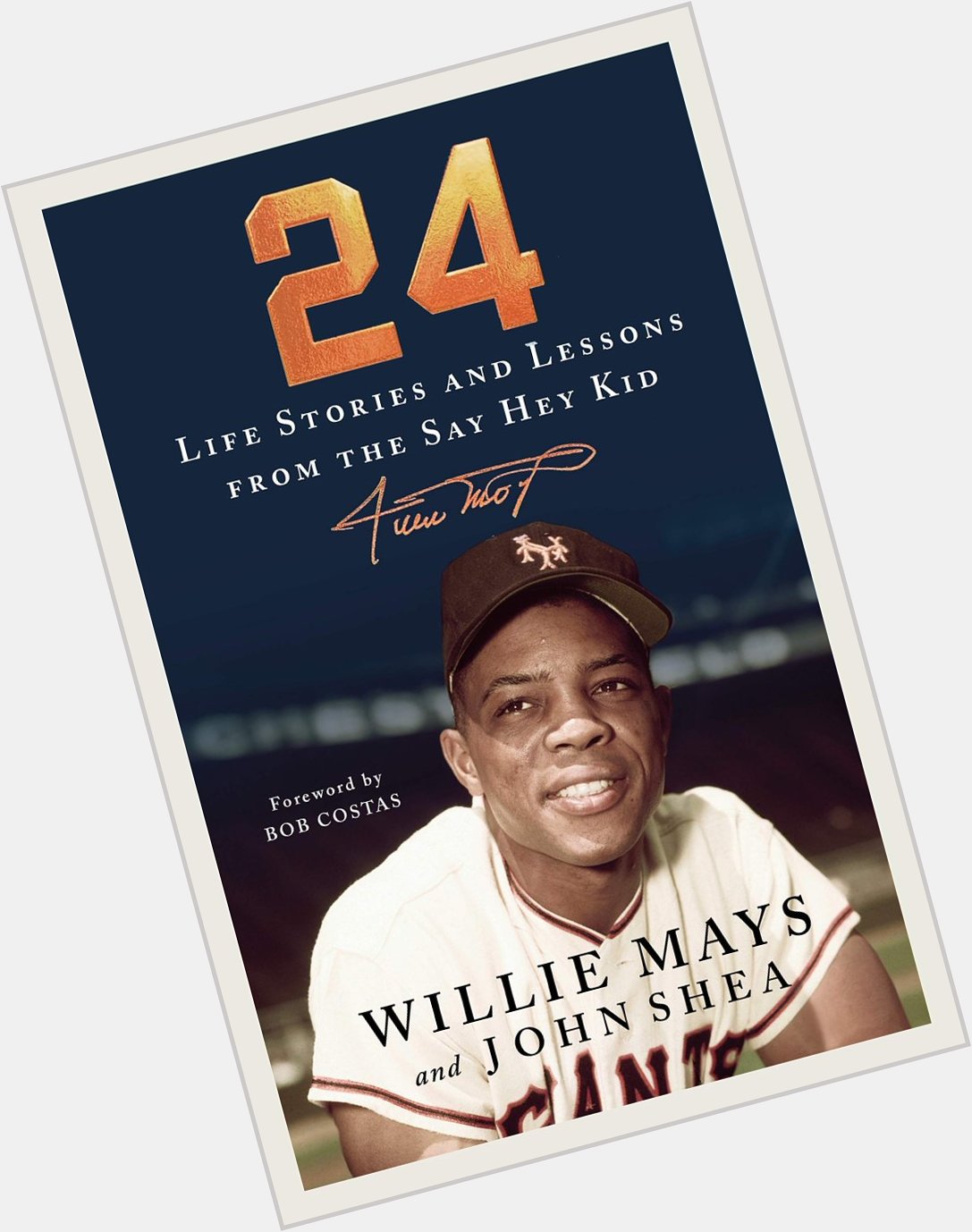 Happy book birthday to 24: Life Stories and Lessons from the Say Hey Kid by Willie Mays and John Shea! 
