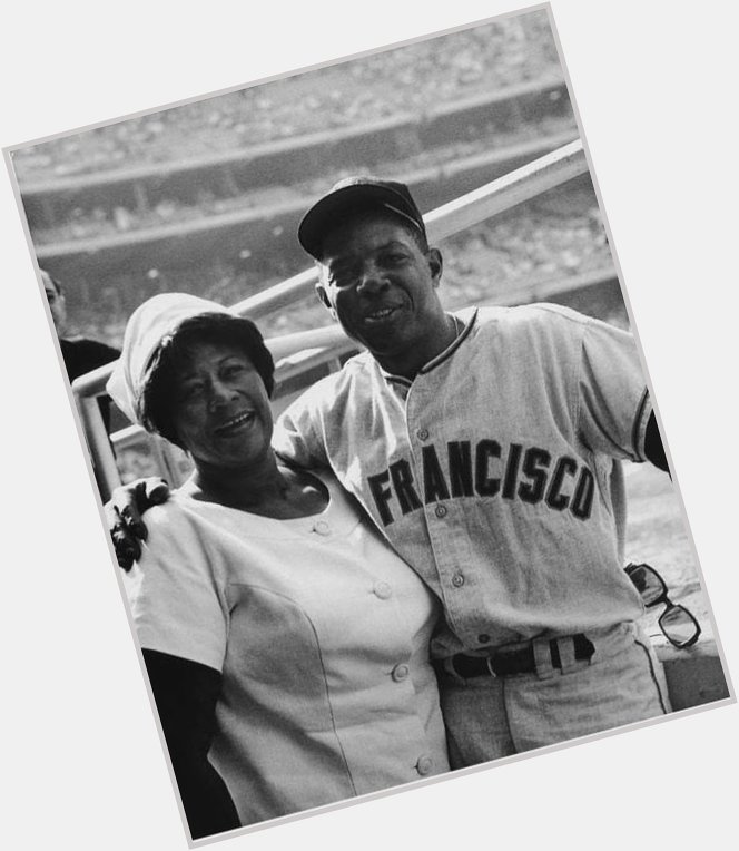 Ella Fitzgerald hanging out with Willie Mays. Happy Birthday, Ella Fitzgerald! 