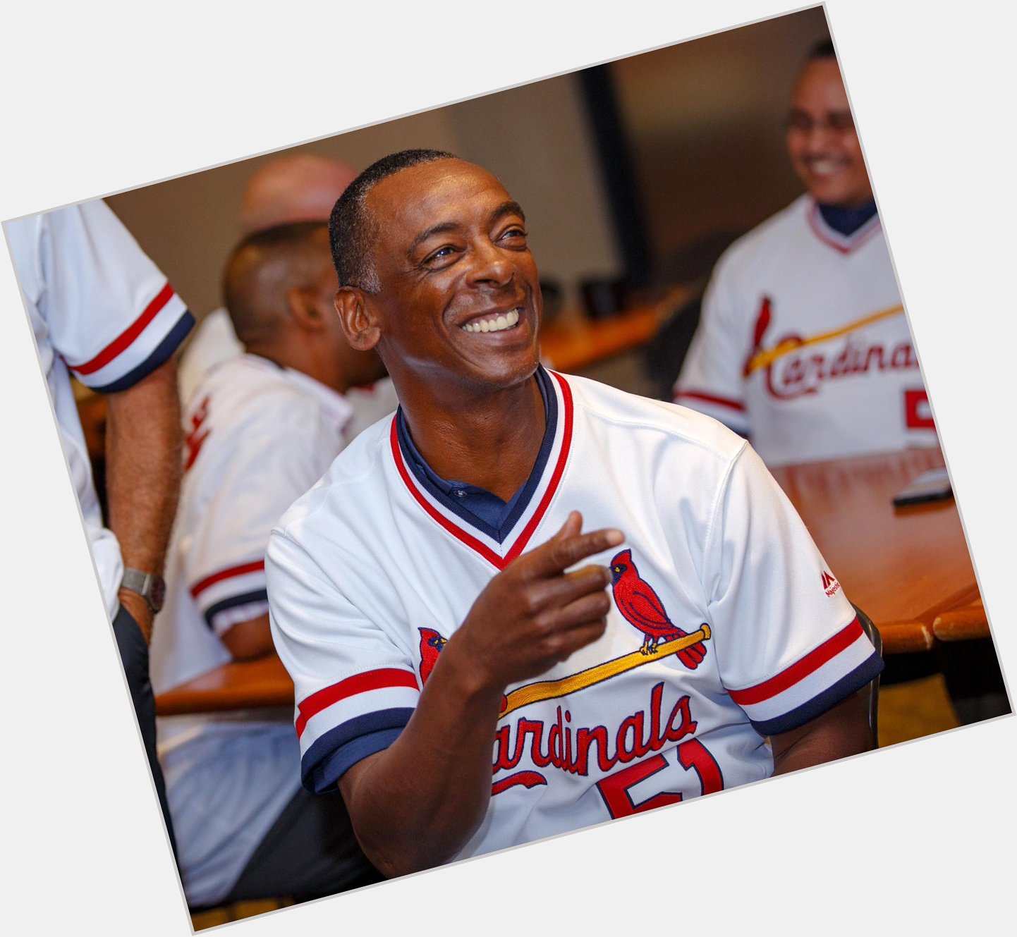Happy 59th Birthday to Hall of Famer and new coach Willie McGee! 