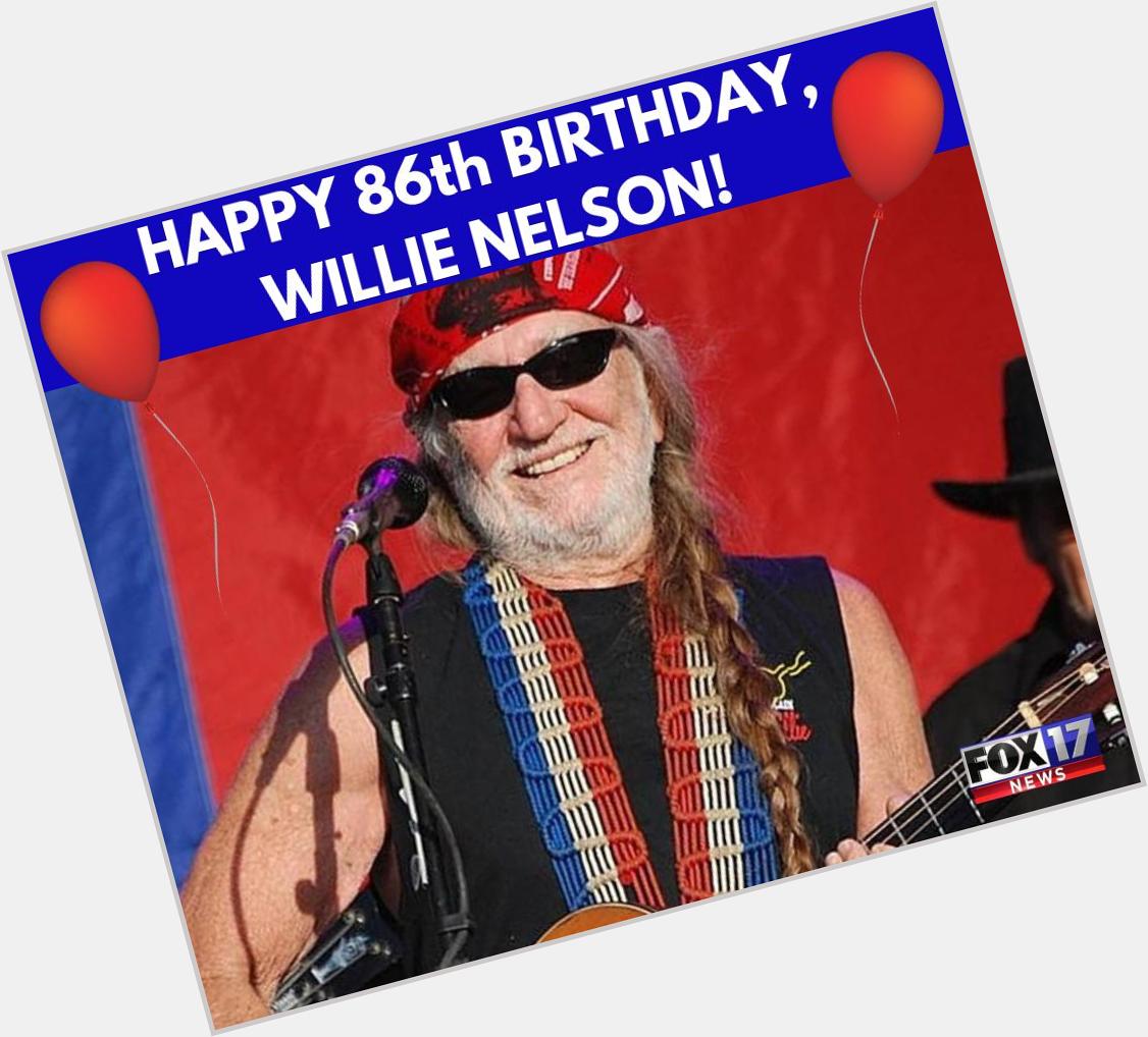 HAPPY 86th BIRTHDAY to the Red Headed Stranger, the one and only, Willie Nelson! 