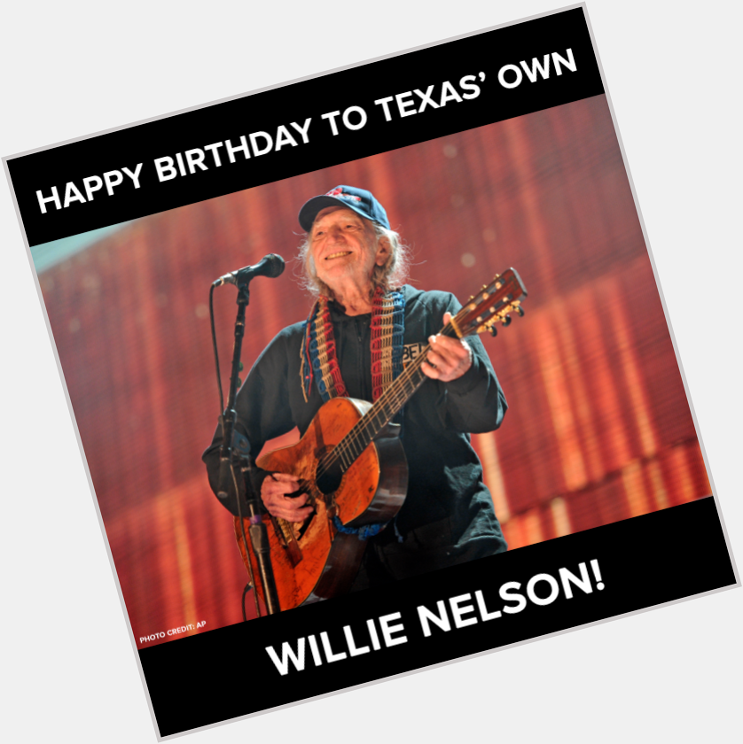 Happy birthday to Willie Nelson! He turns 88 today   