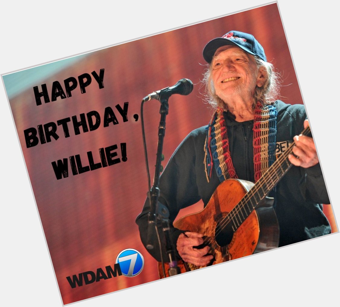Help us wish happy birthday to the one and only Willie Nelson! 