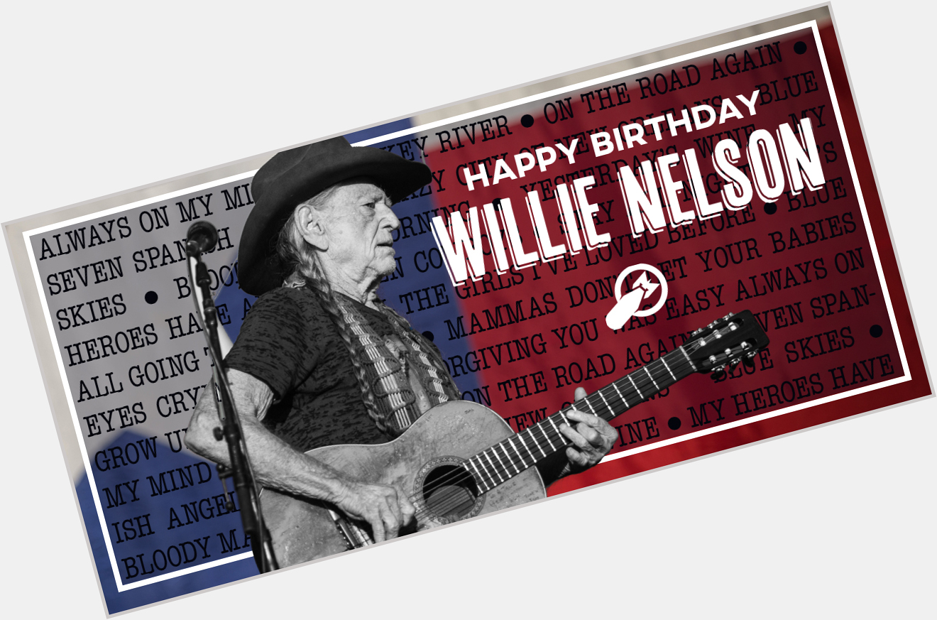 With over 140 albums and 87 years to his name, we want to wish Texas hero Willie Nelson a Happy Birthday!  