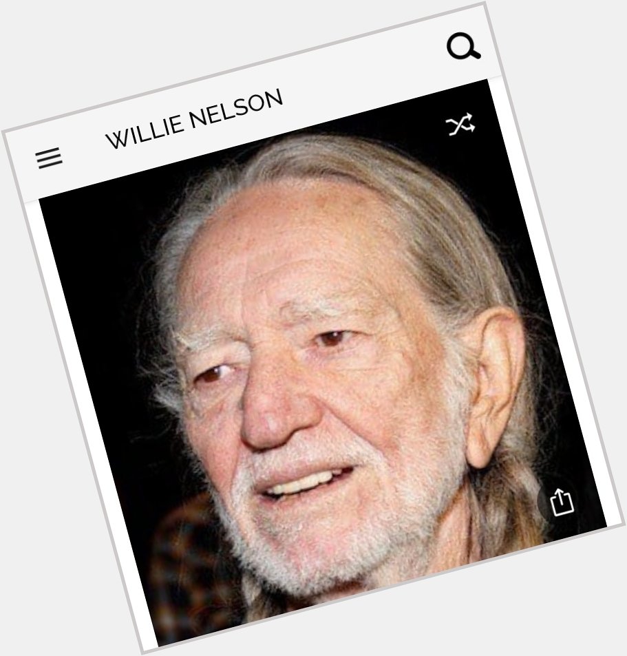 Happy birthday to this great singer.  Happy birthday to Willie Nelson 