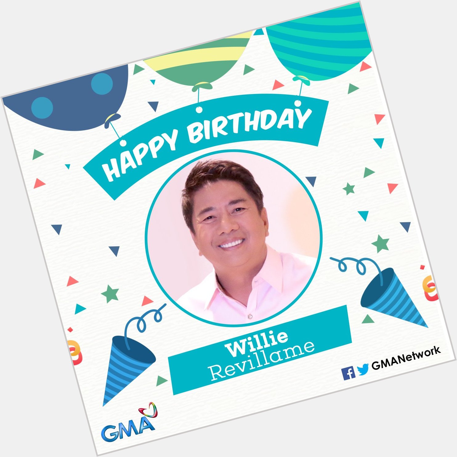 Happy birthday, Willie Revillame! May you continue to be a blessing and source of happiness to all our Kapuso! 