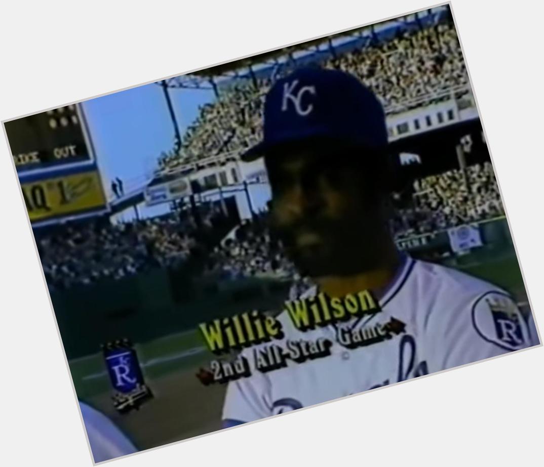 1983 All-Star Game introductions. Willie Wilson introduced (Happy Birthday, 