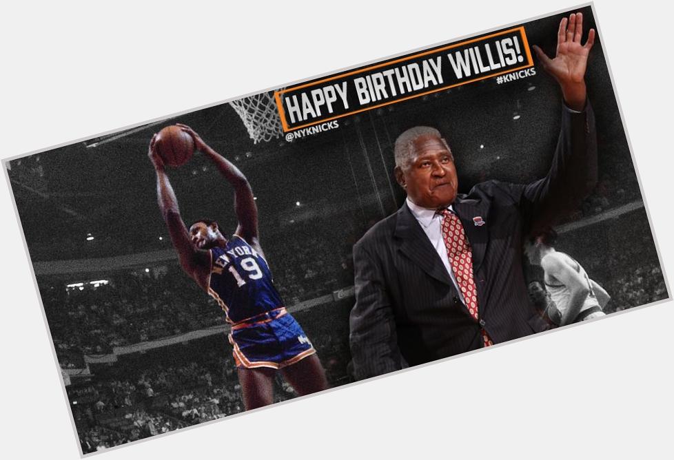 Join us in wishing happy birthday to The Captain, Willis Reed!

 