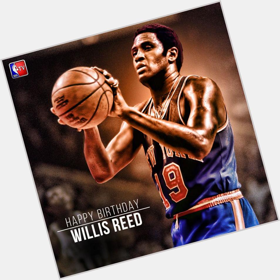 Join us in wishing a Happy Birthday to 7-time All-Star and 2-time NBA champion Willis Reed! 