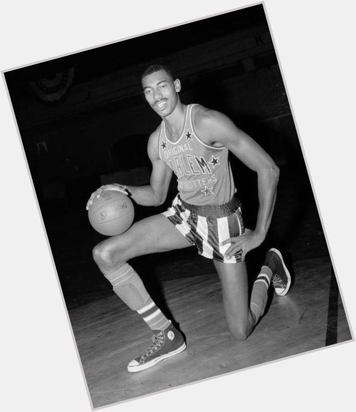 Happy bday Wilt! Back in his Globetrotter days in Chucks - 
 