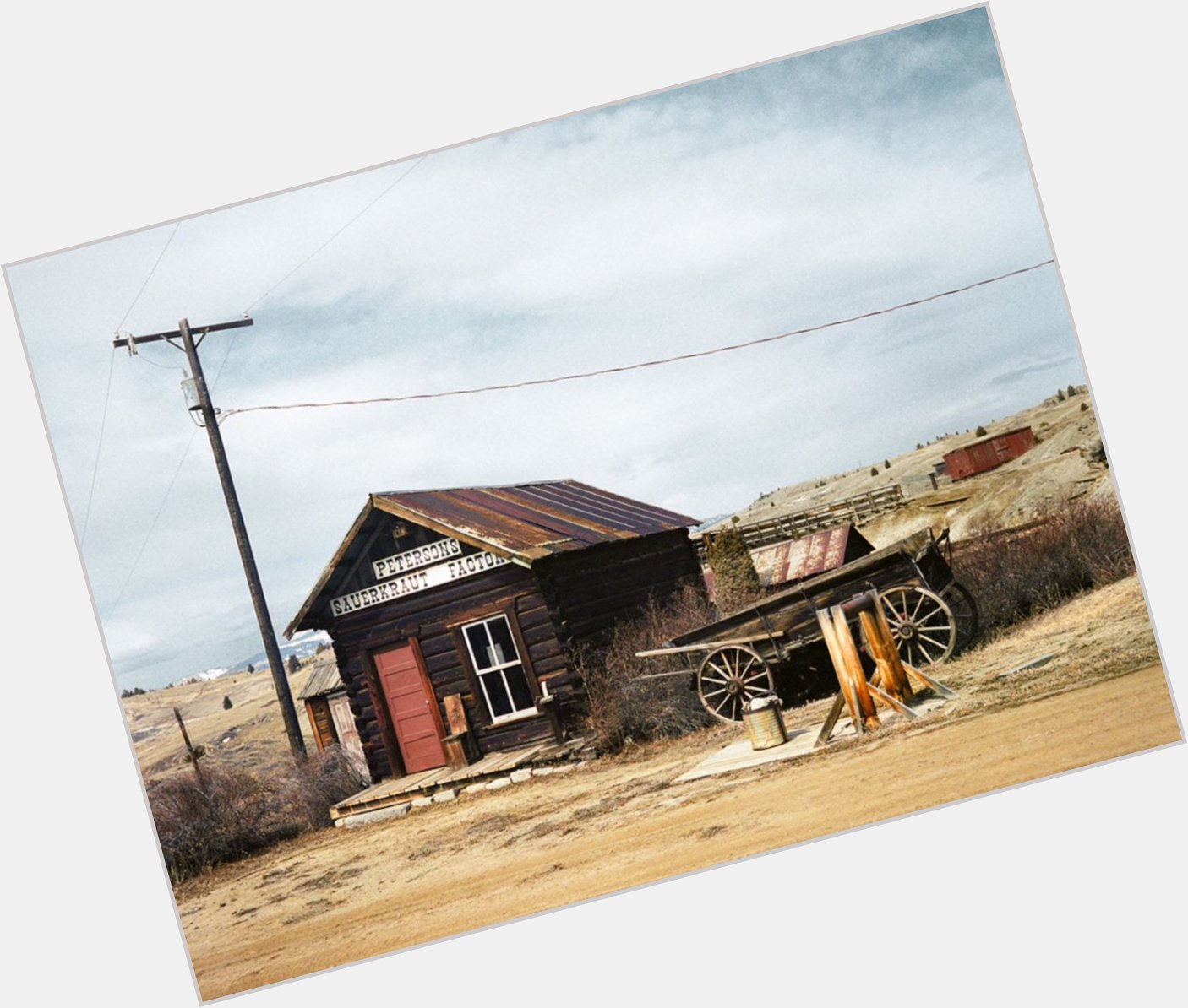 Wim Wenders, from the series, Time capsules at the side of the road. Happy Birthday, Mr. Wenders. 
