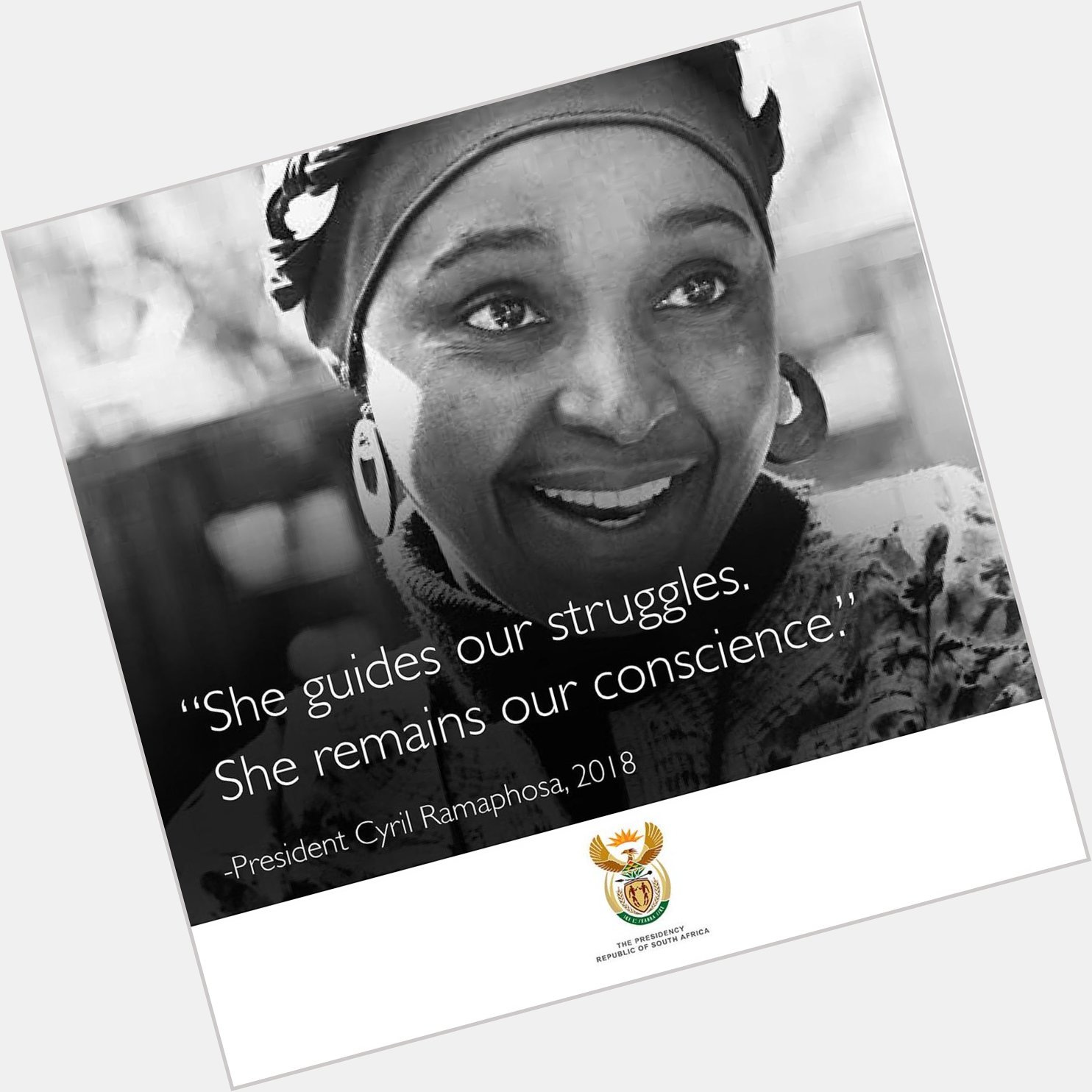 Happy 83rd birthday to Mama Winnie Madikizela-Mandela. Mother of the nation. 