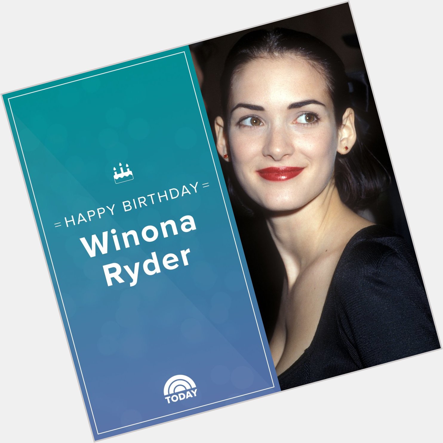 Happy birthday, Winona Ryder! 