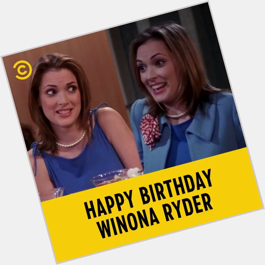 \"Maybe you\ll remember this?\" Happy Birthday Winona Ryder! 