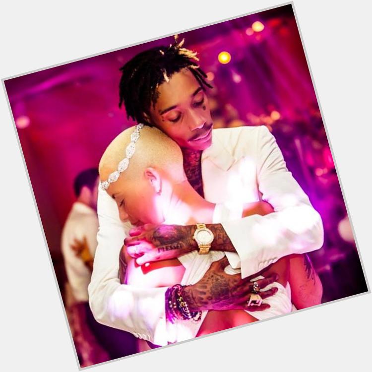 CUTE! has wished hubby Wiz Khalifa a happy birthday by sharing this pic...  