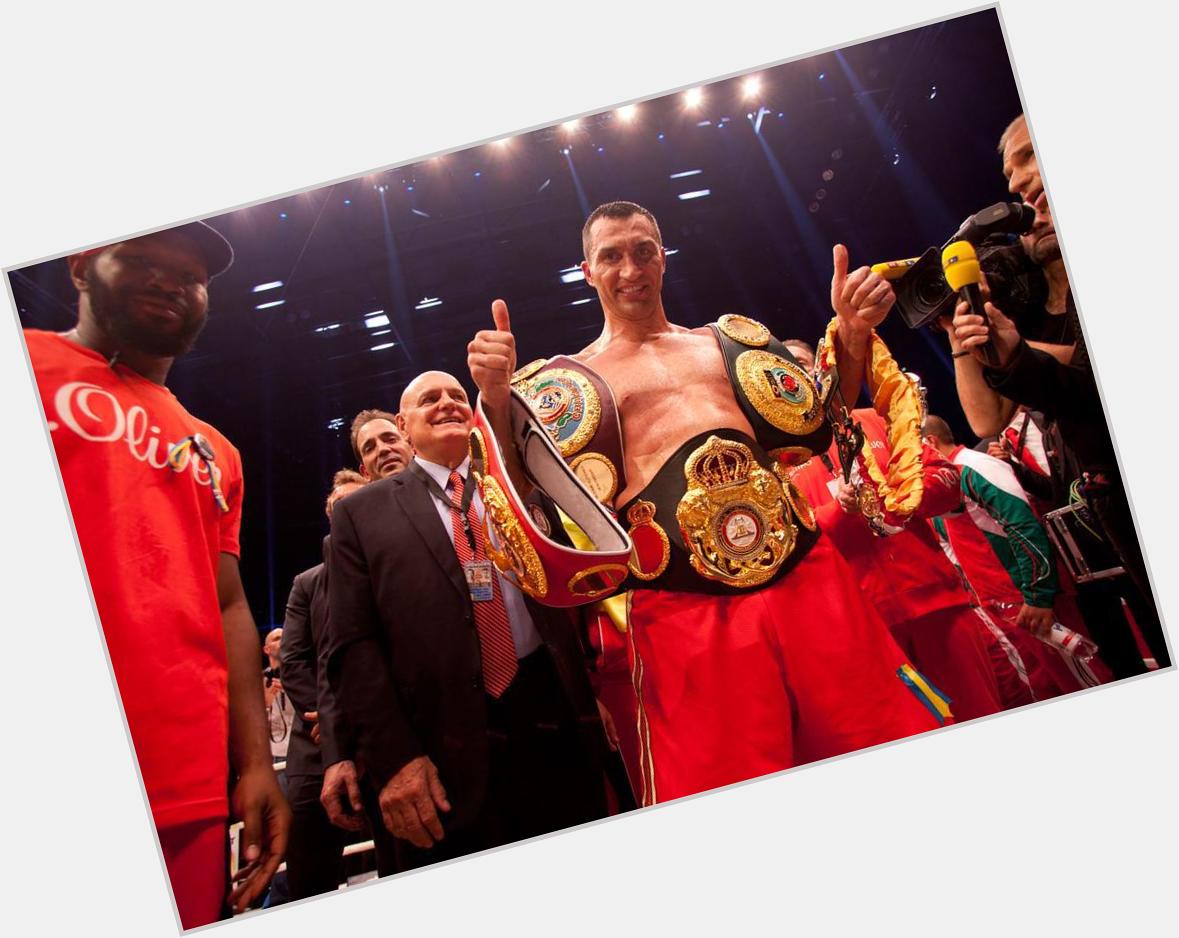 Happy Birthday to the Unified Heavyweight Champion of the World -- Wladimir  