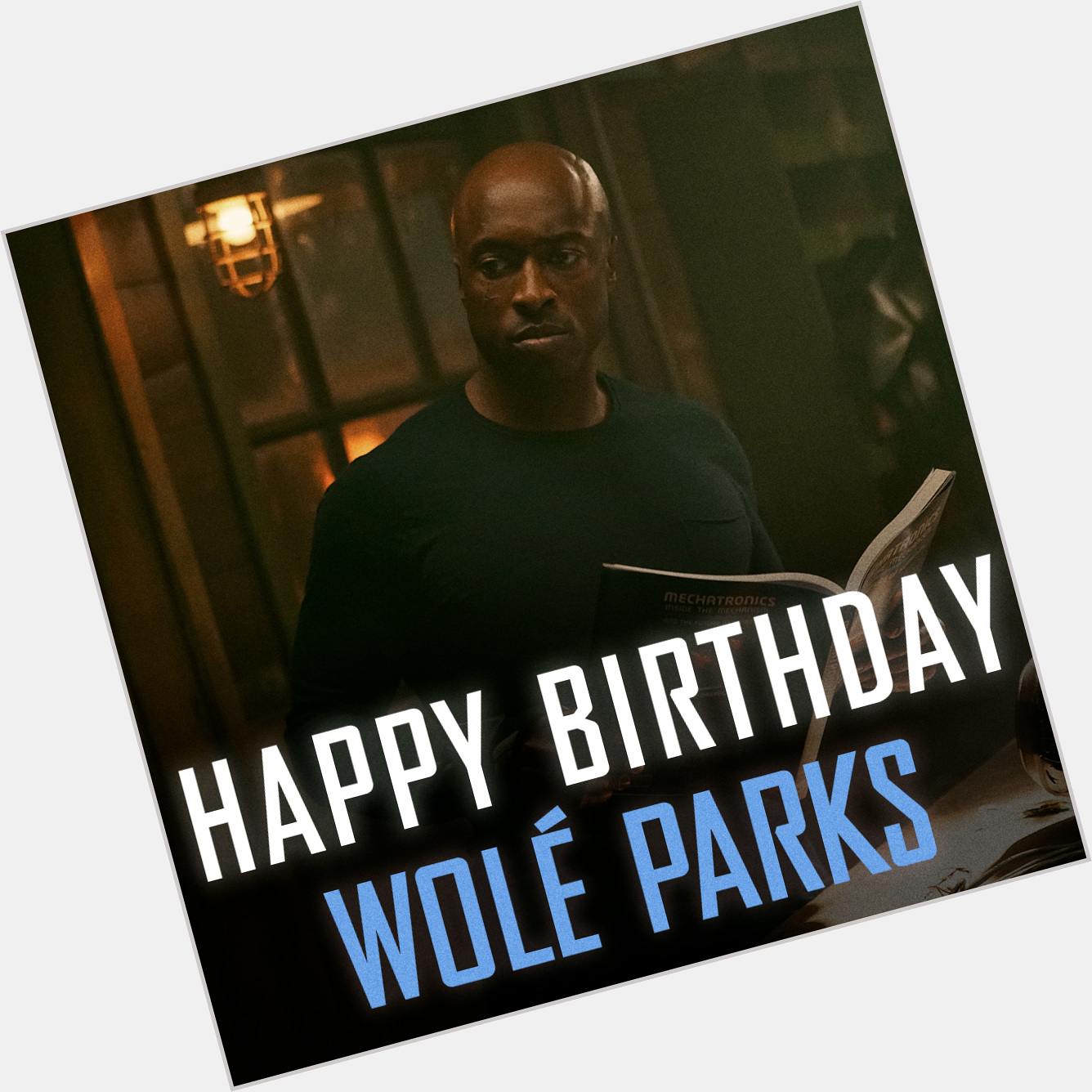 Hedy, initiate the birthday wishes. Happy birthday, Wolé Parks 