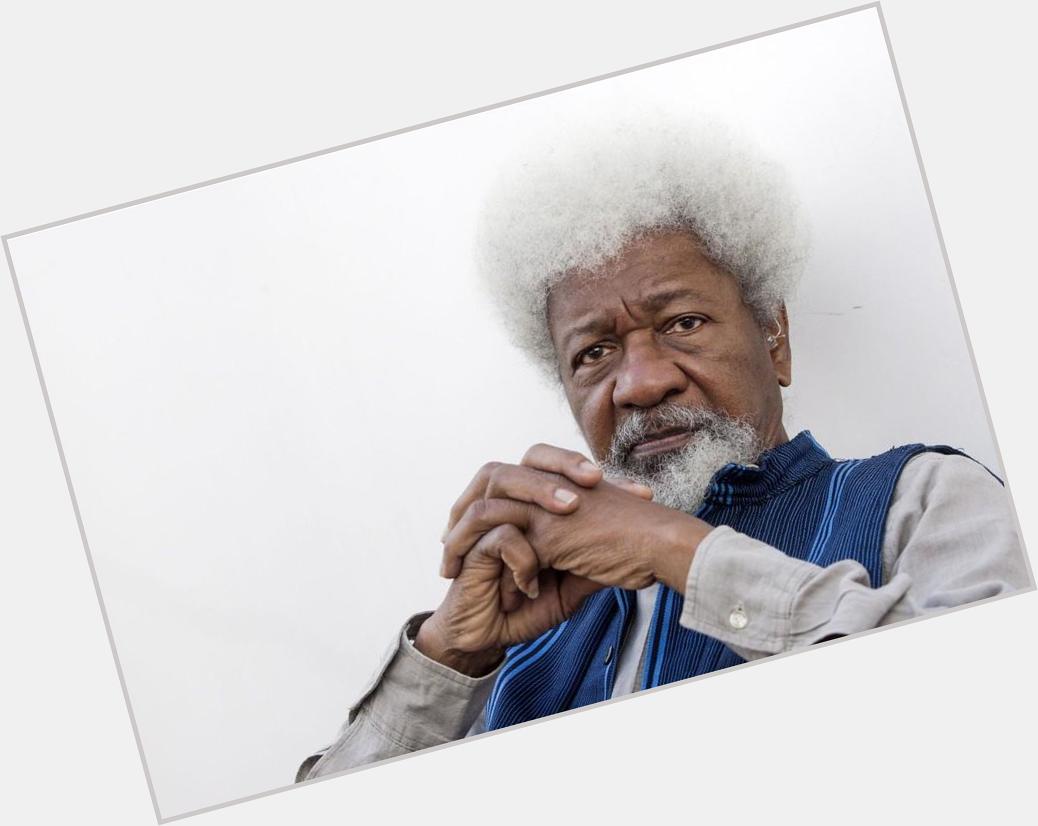 Nobel prize for literature winner and activist. Happy birthday to Prof. Wole Soyinka 