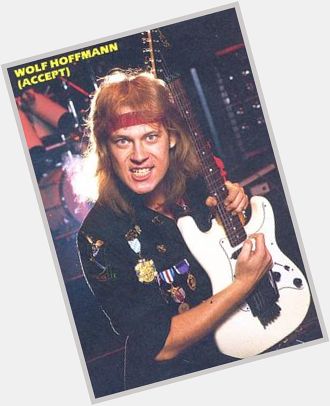 Happy Birthday to Accept guitarist Wolf Hoffmann. He turns 60 today. 