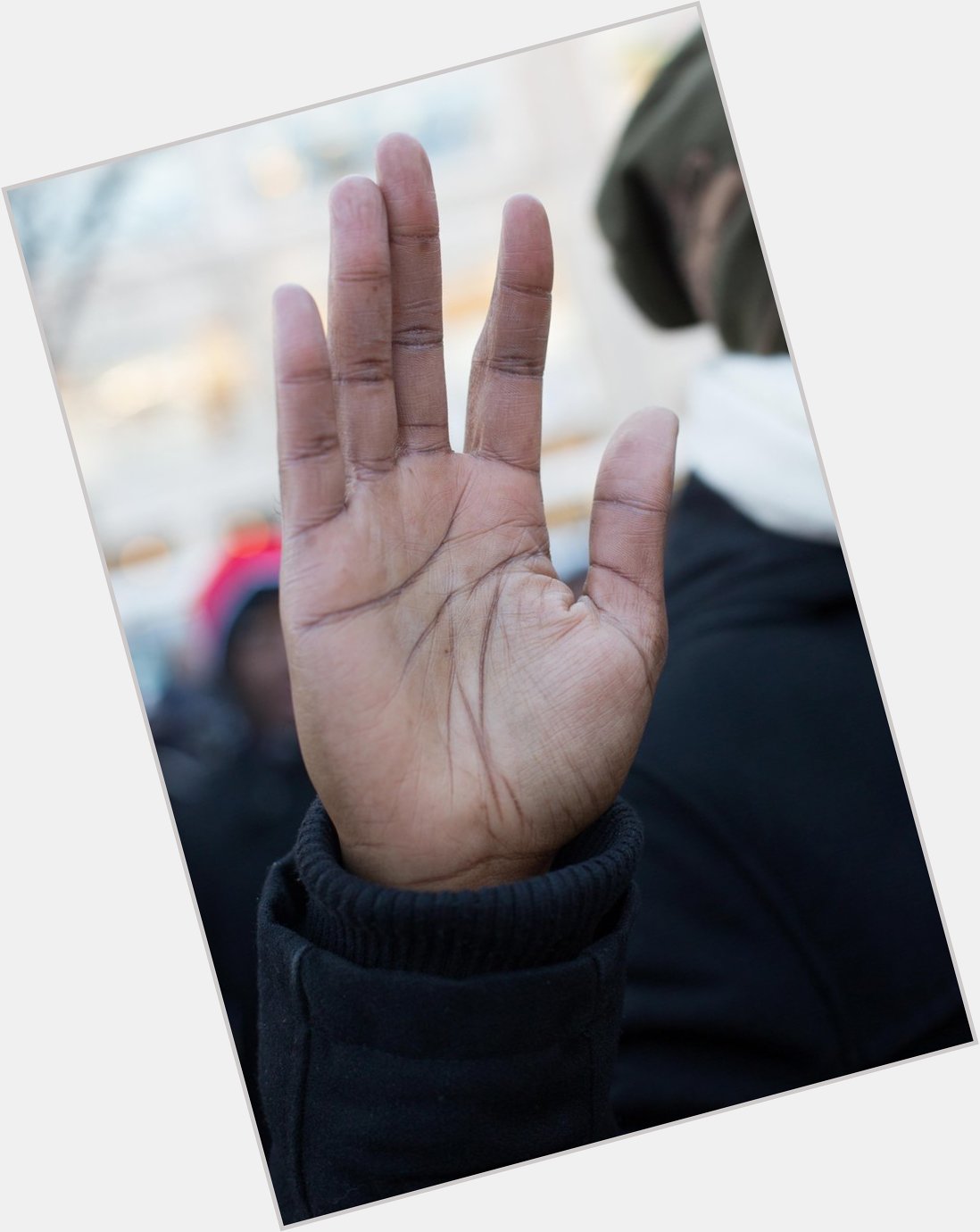 Happy birthday, wolfgang tillmans. black lives matter protest, union square, b (2014) 
